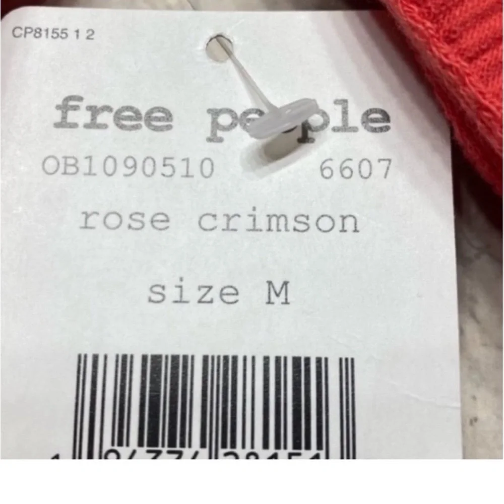 NWT Free People ICE COLD Lace Up Top